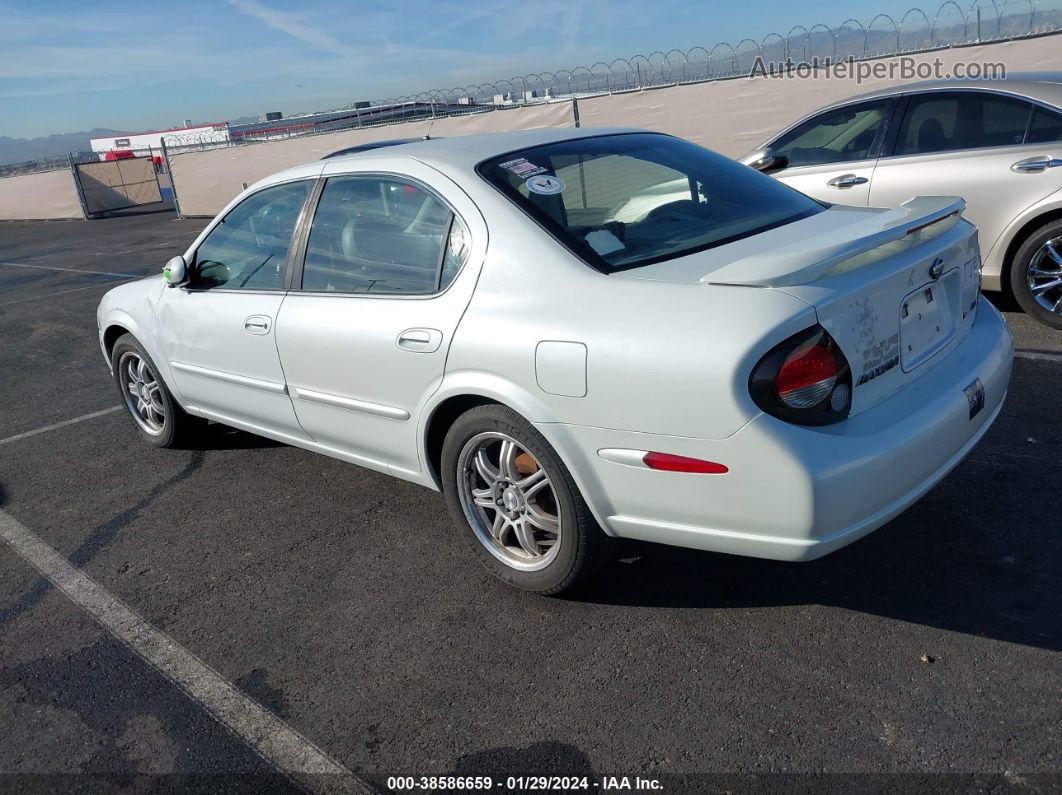 2000 Nissan Maxima Gle/gxe/se White vin: JN1CA31A7YT017992