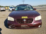 2000 Nissan Maxima Gle Red vin: JN1CA31A7YT033397