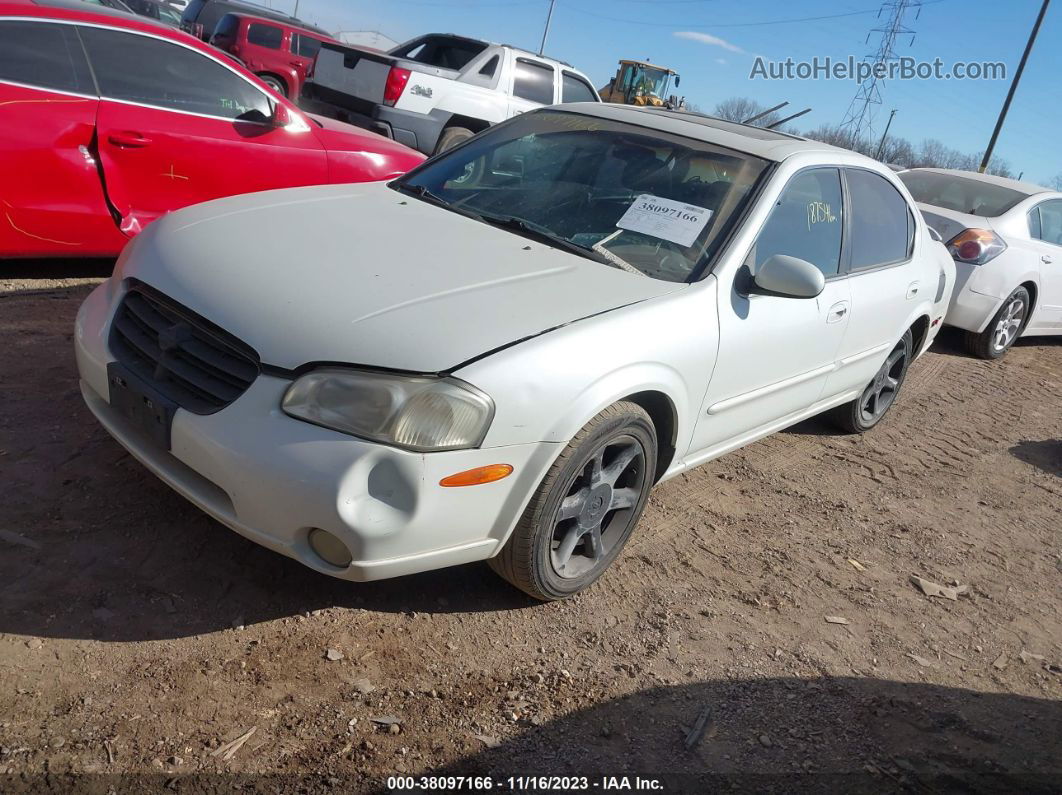 2000 Nissan Maxima Gxe/gle/se White vin: JN1CA31A9YT022028