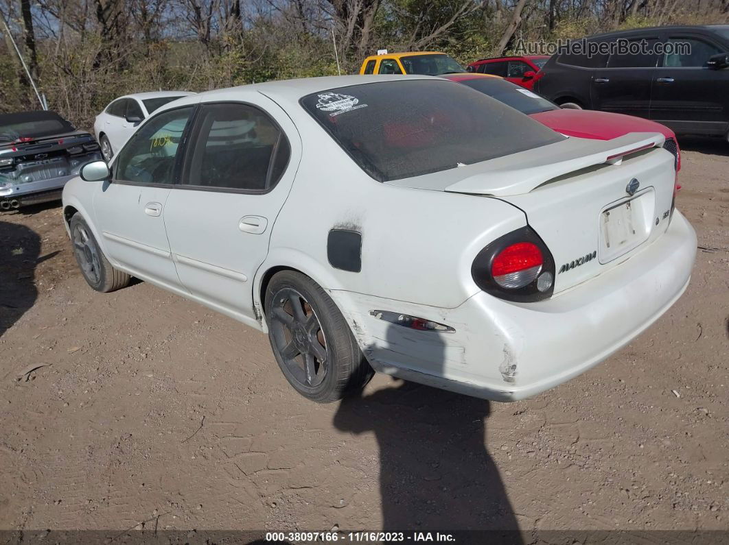 2000 Nissan Maxima Gxe/gle/se White vin: JN1CA31A9YT022028