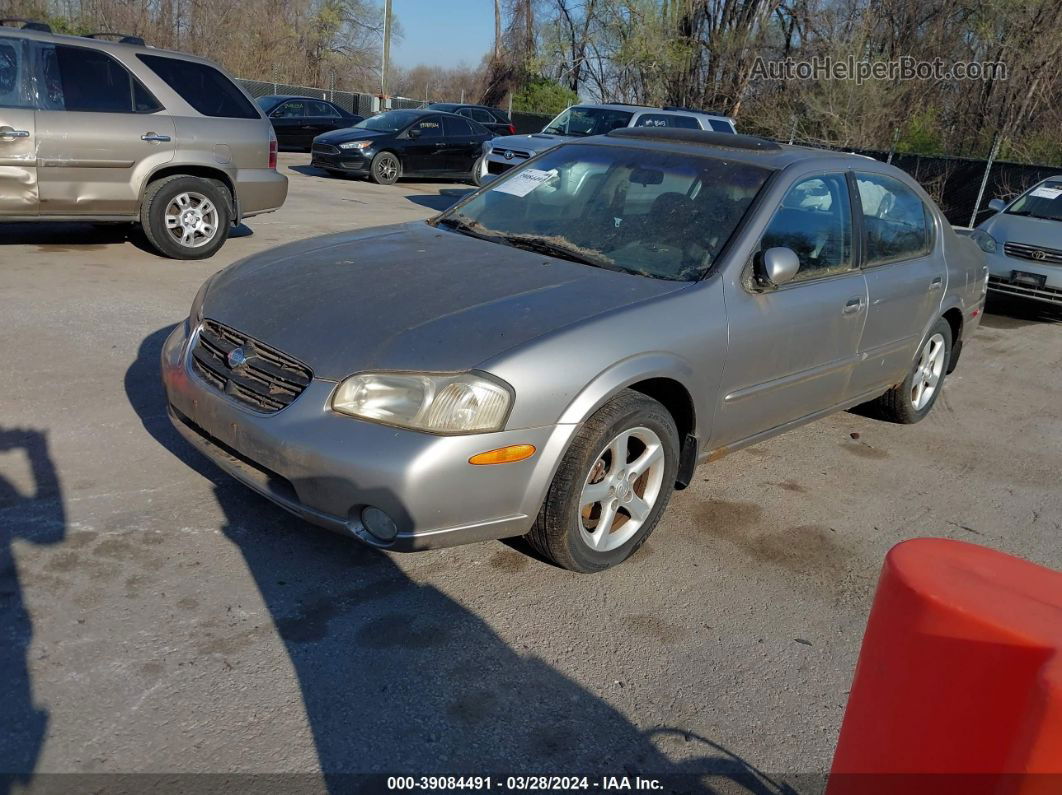 2000 Nissan Maxima Gle/gxe/se Silver vin: JN1CA31A9YT204666