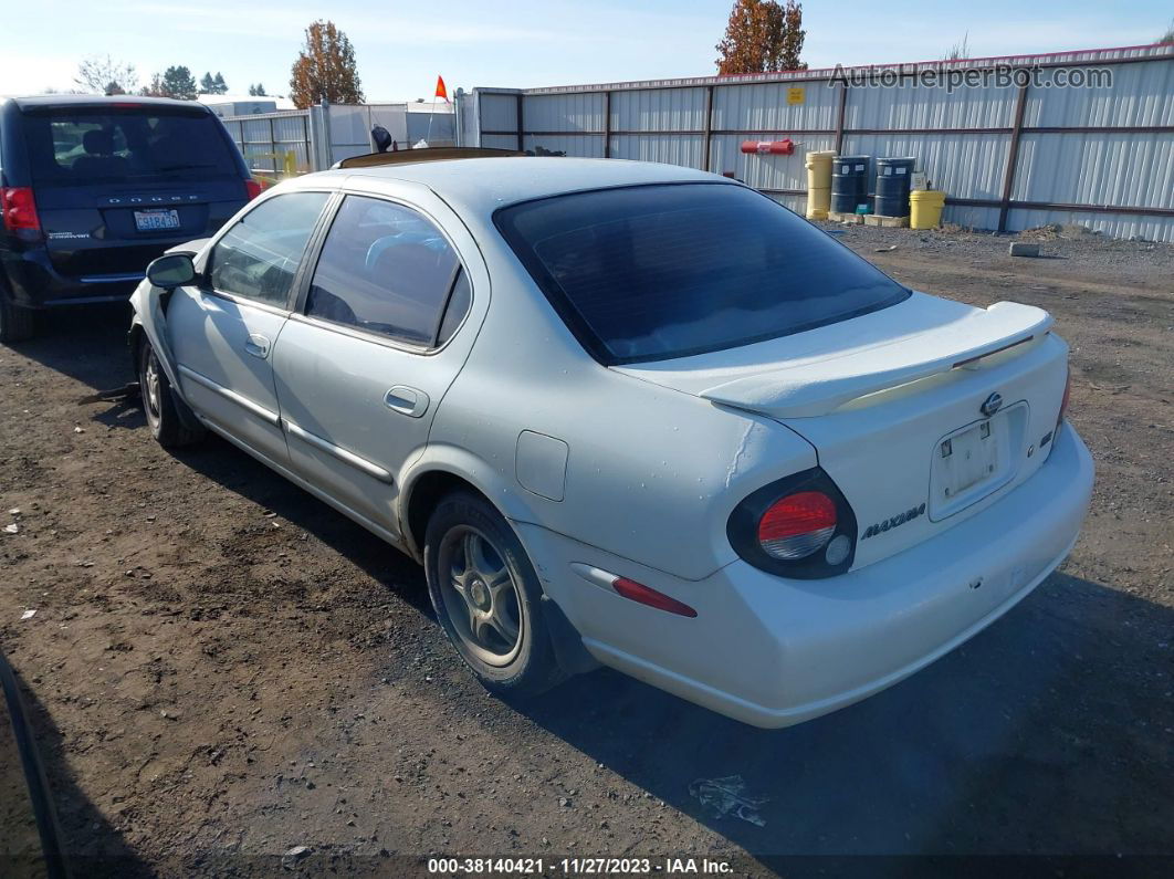 2000 Nissan Maxima Gle/gxe/se White vin: JN1CA31AXYT009952