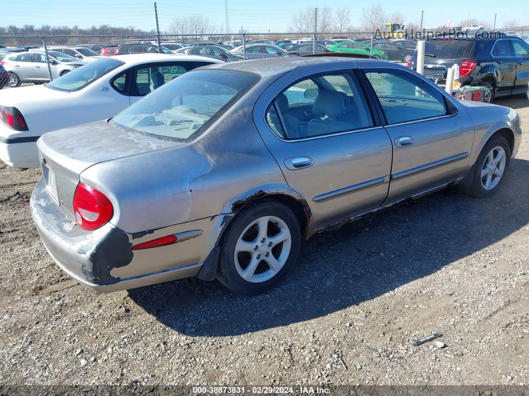 2000 Nissan Maxima Gle/gxe/se Gold vin: JN1CA31AXYT209455