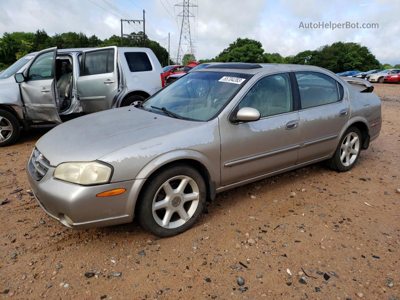 2000 Nissan Maxima Gle Silver vin: JN1CA31D0YT556819