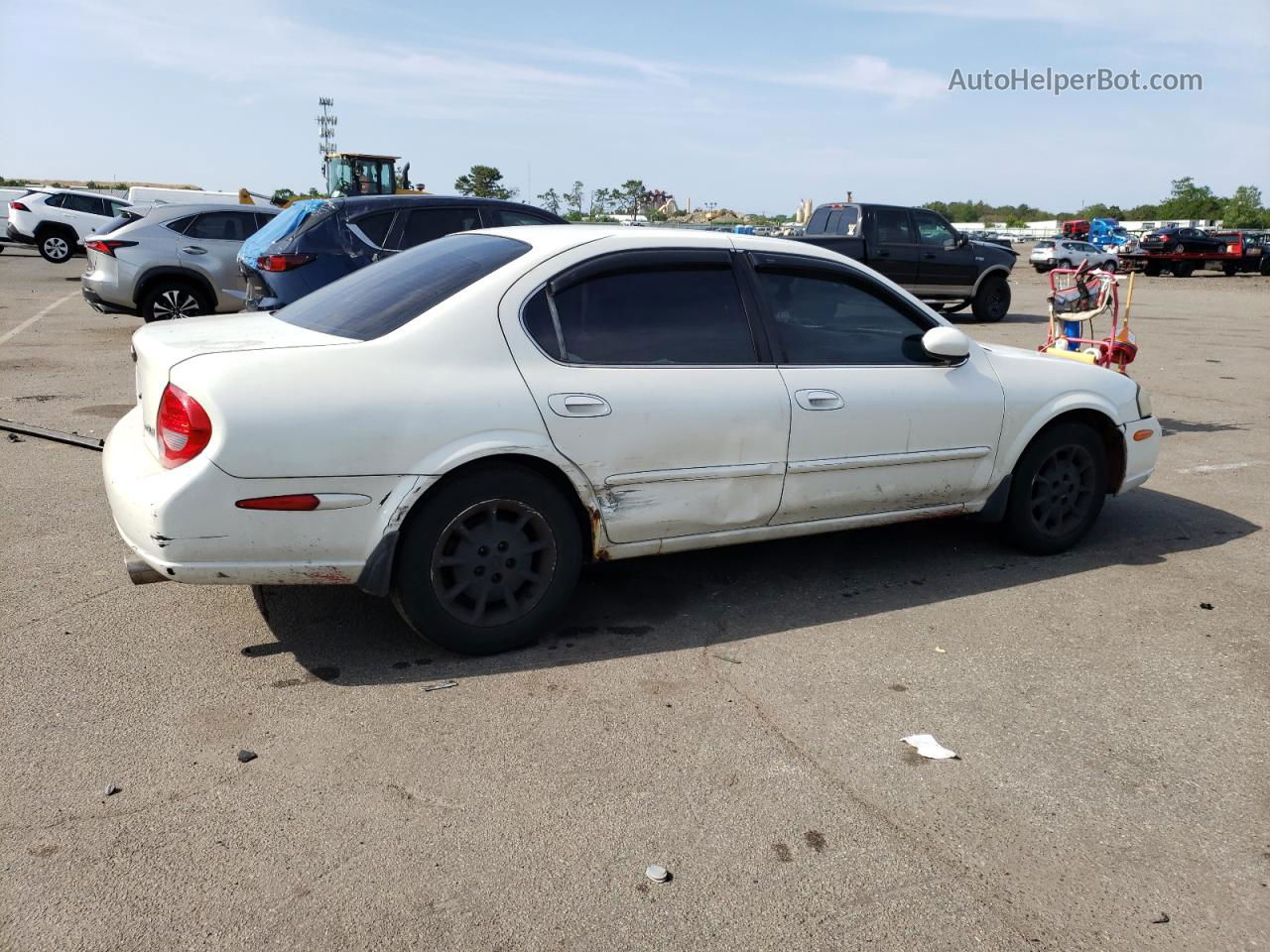 2000 Nissan Maxima Gle Белый vin: JN1CA31D0YT743560