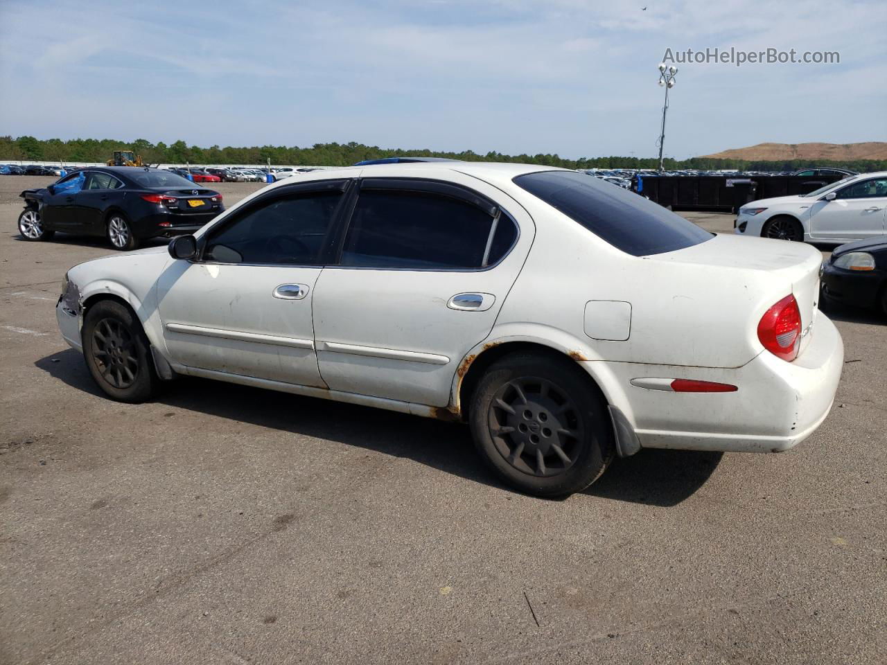 2000 Nissan Maxima Gle Белый vin: JN1CA31D0YT743560