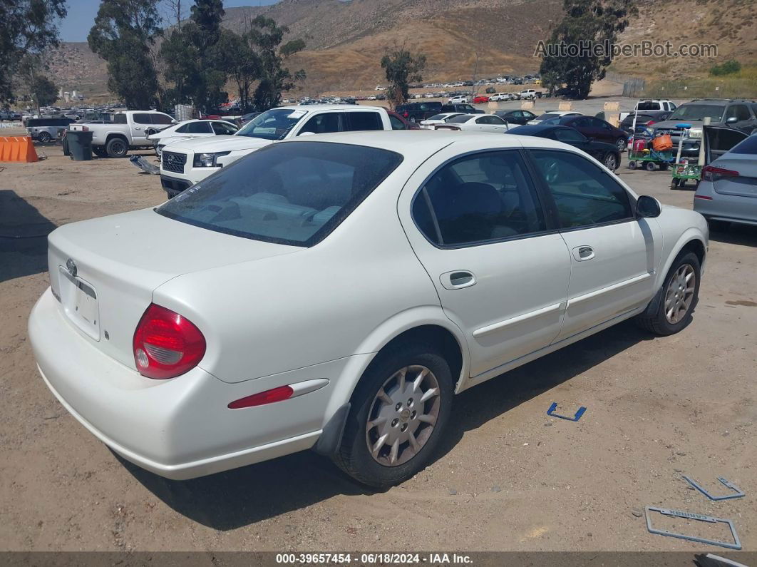 2000 Nissan Maxima Gle/gxe/se White vin: JN1CA31D0YT750279