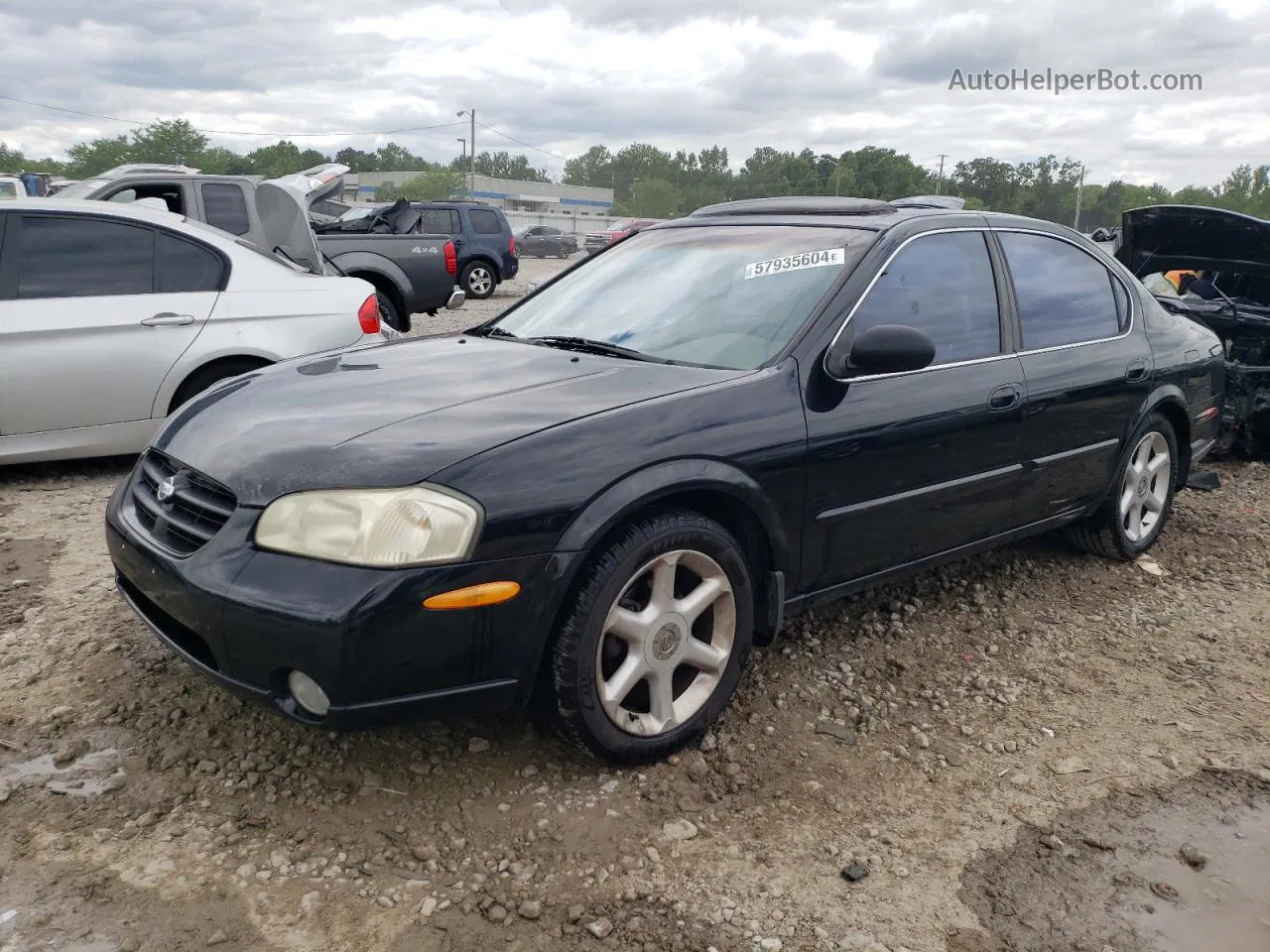 2000 Nissan Maxima Gle Black vin: JN1CA31D1YT523778