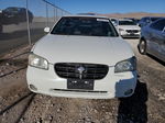 2000 Nissan Maxima Gle White vin: JN1CA31D1YT547191