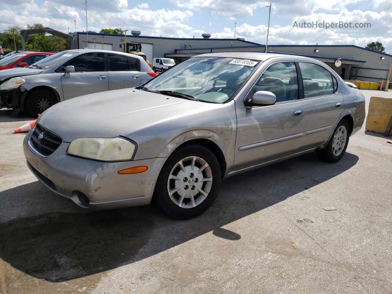 2000 Nissan Maxima Gle Silver vin: JN1CA31D1YT763381