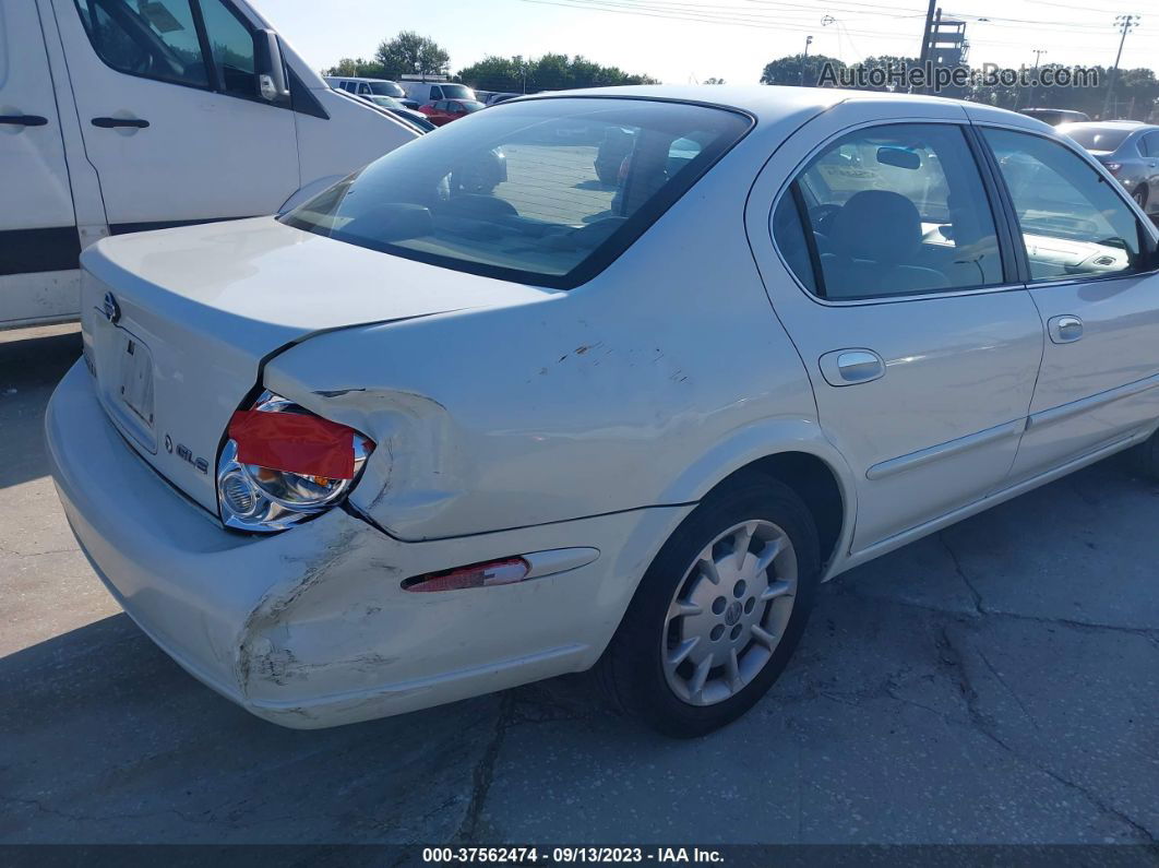 2000 Nissan Maxima Gxe/se/gle White vin: JN1CA31D2YT512627