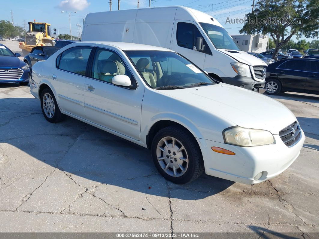 2000 Nissan Maxima Gxe/se/gle White vin: JN1CA31D2YT512627