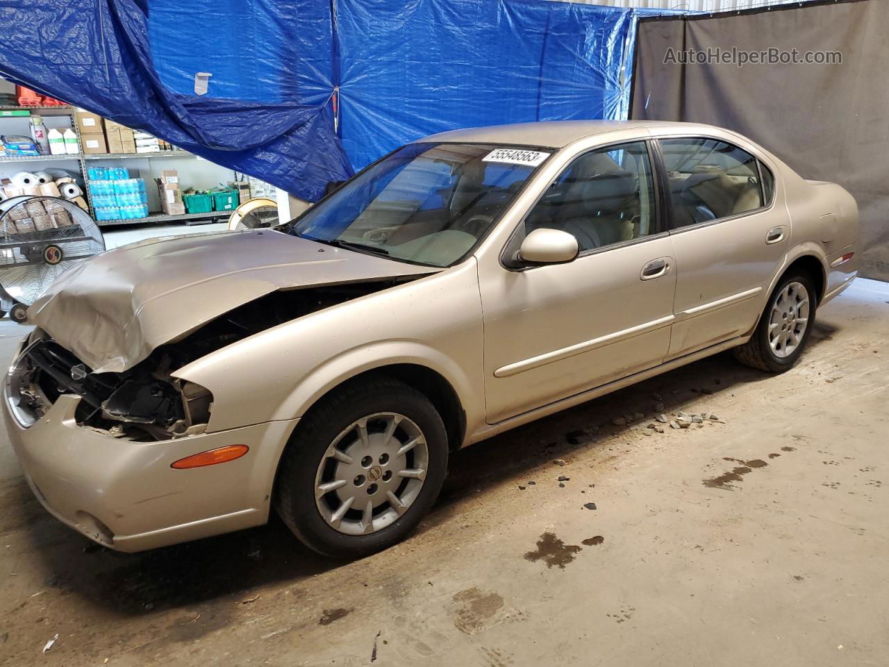 2000 Nissan Maxima Gle Tan vin: JN1CA31D2YT532148