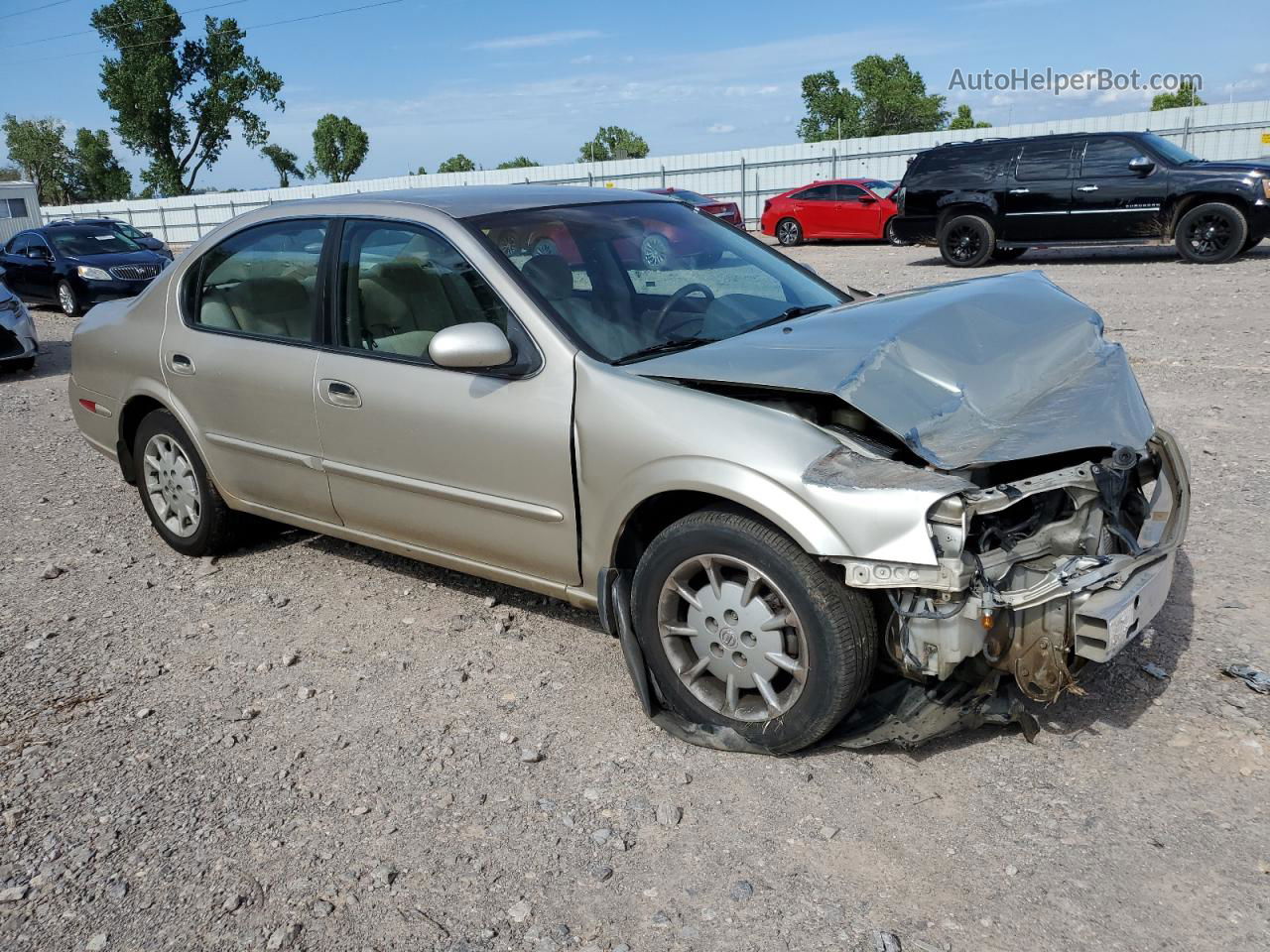 2000 Nissan Maxima Gle Gold vin: JN1CA31D2YT738358