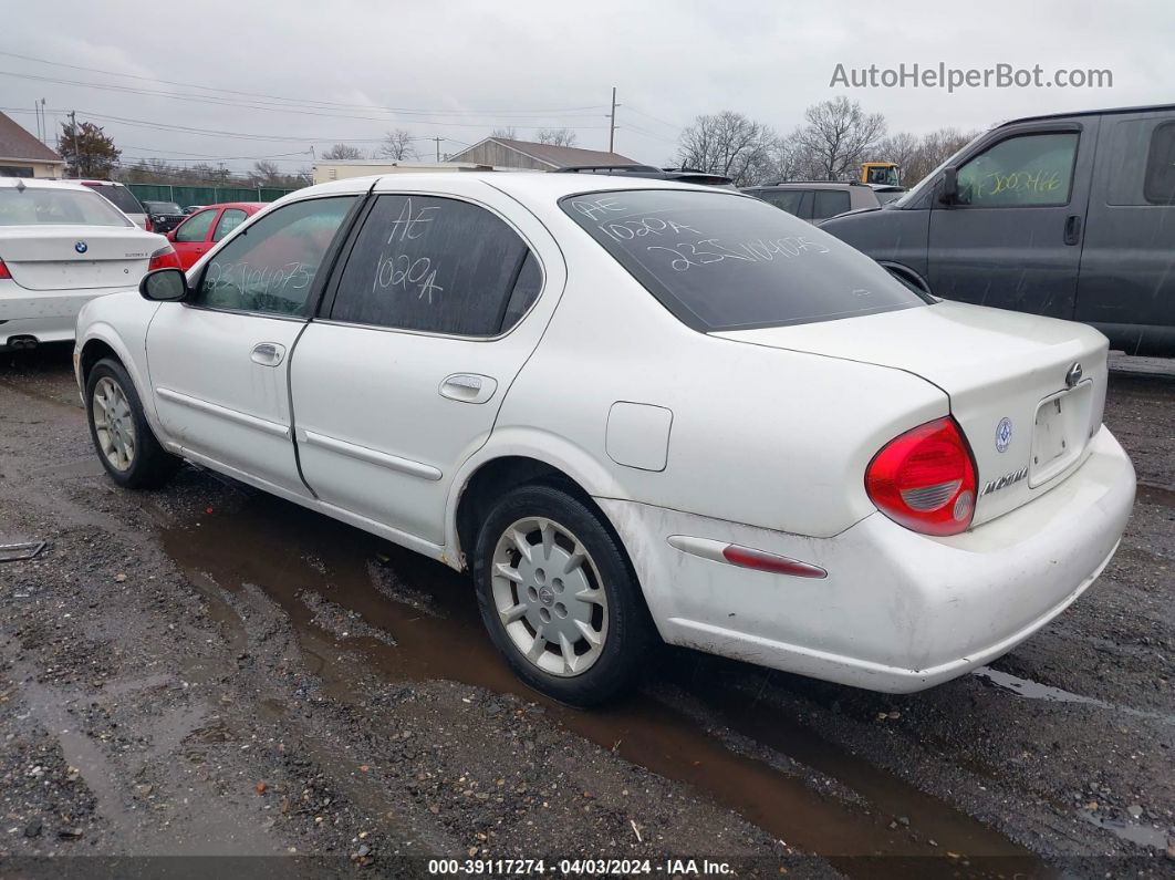 2000 Nissan Maxima Gle/gxe/se White vin: JN1CA31D3YT510577