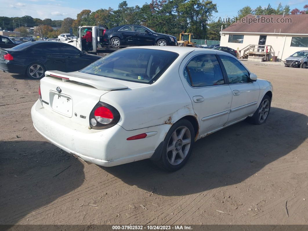 2000 Nissan Maxima Gxe/se/gle White vin: JN1CA31D3YT538072