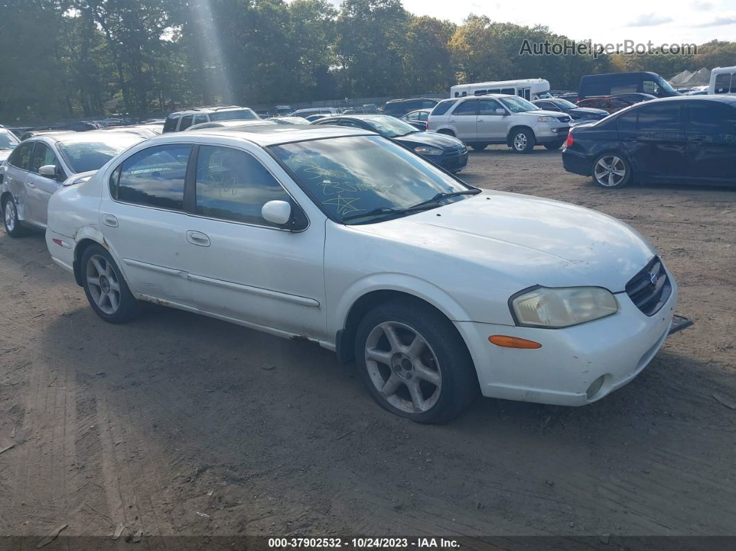 2000 Nissan Maxima Gxe/se/gle White vin: JN1CA31D3YT538072