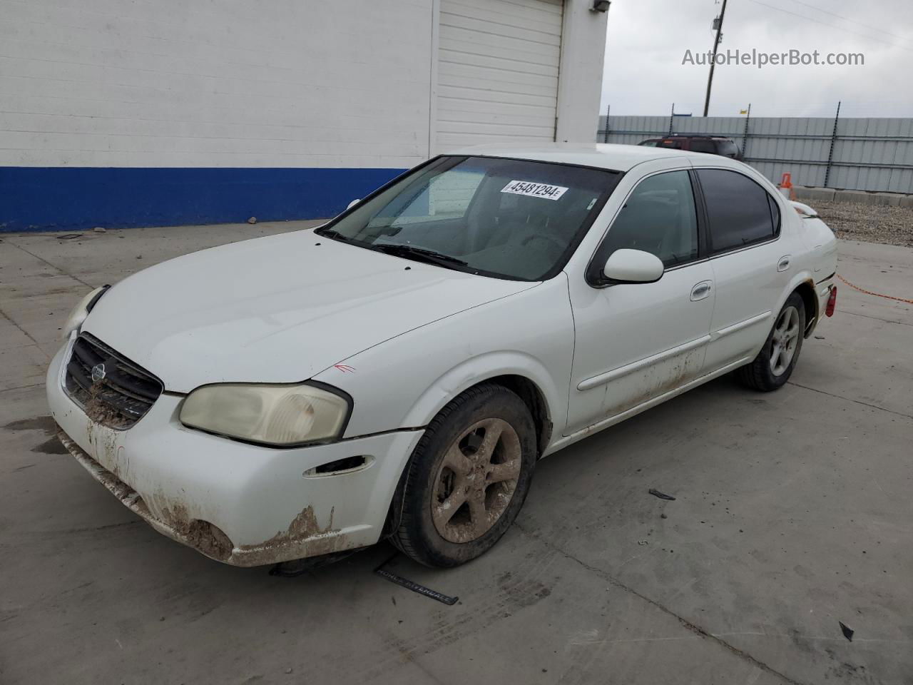 2000 Nissan Maxima Gle White vin: JN1CA31D3YT558547