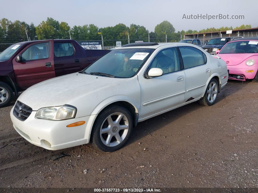 2000 Nissan Maxima Gxe/se/gle White vin: JN1CA31D4YT521524