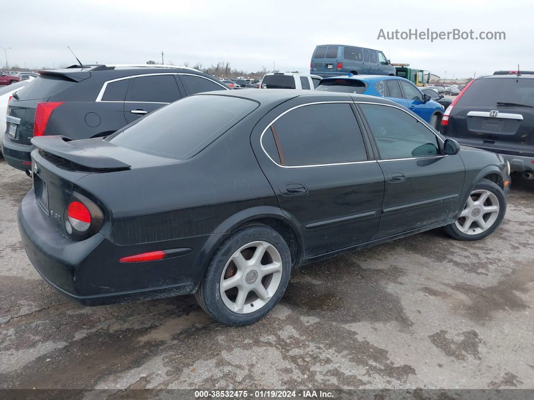 2000 Nissan Maxima Gle/gxe/se Black vin: JN1CA31D4YT540980