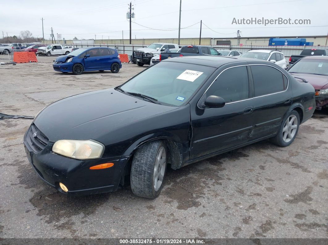 2000 Nissan Maxima Gle/gxe/se Black vin: JN1CA31D4YT540980