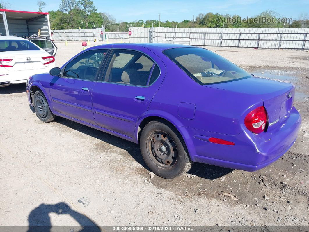 2000 Nissan Maxima Gle/gxe/se Purple vin: JN1CA31D4YT542454