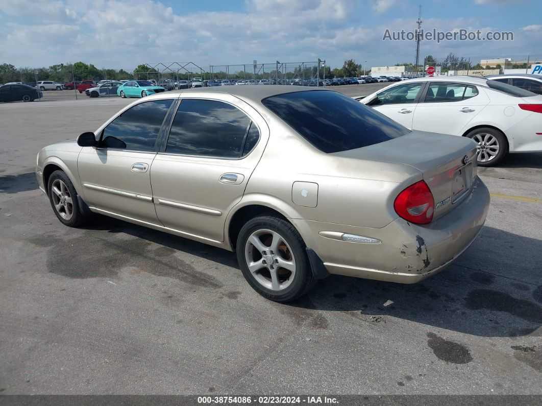 2000 Nissan Maxima Gle/gxe/se Gold vin: JN1CA31D4YT558220