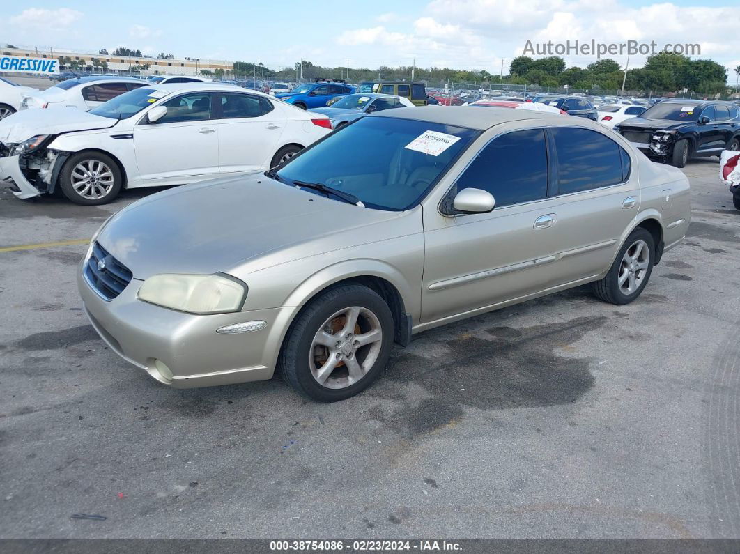 2000 Nissan Maxima Gle/gxe/se Gold vin: JN1CA31D4YT558220