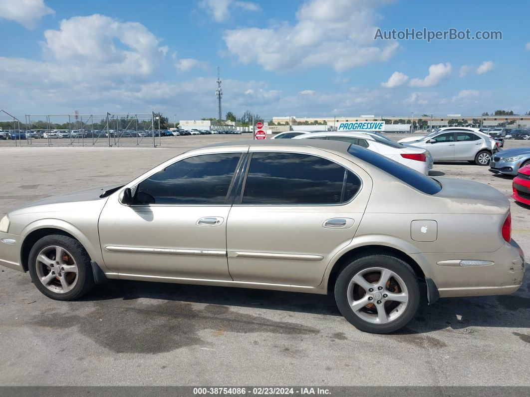 2000 Nissan Maxima Gle/gxe/se Gold vin: JN1CA31D4YT558220