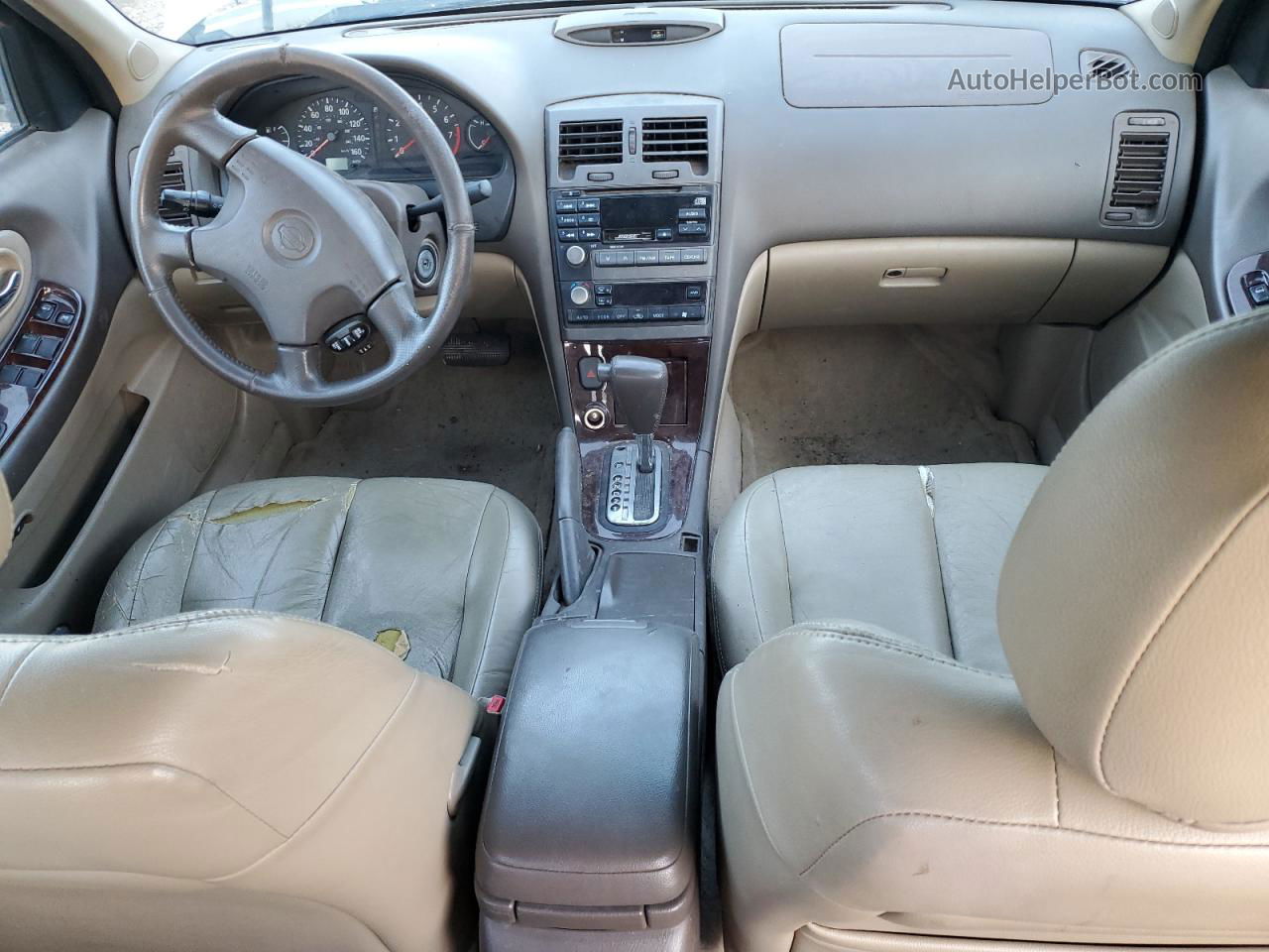 2000 Nissan Maxima Gle White vin: JN1CA31D4YT700386