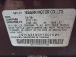 2000 Nissan Maxima Gle/gxe/se Maroon vin: JN1CA31D5YT501525