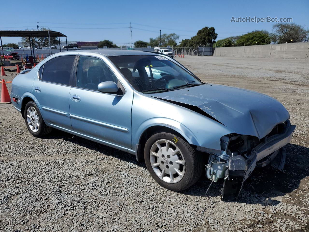 2000 Nissan Maxima Gle Blue vin: JN1CA31D5YT507499