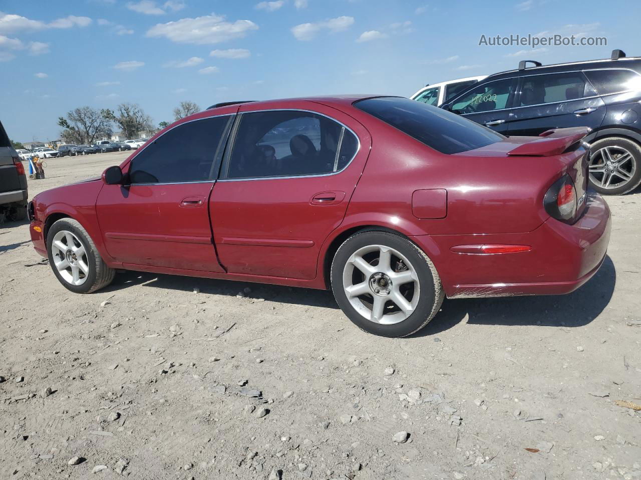 2000 Nissan Maxima Gle Burgundy vin: JN1CA31D5YT519457