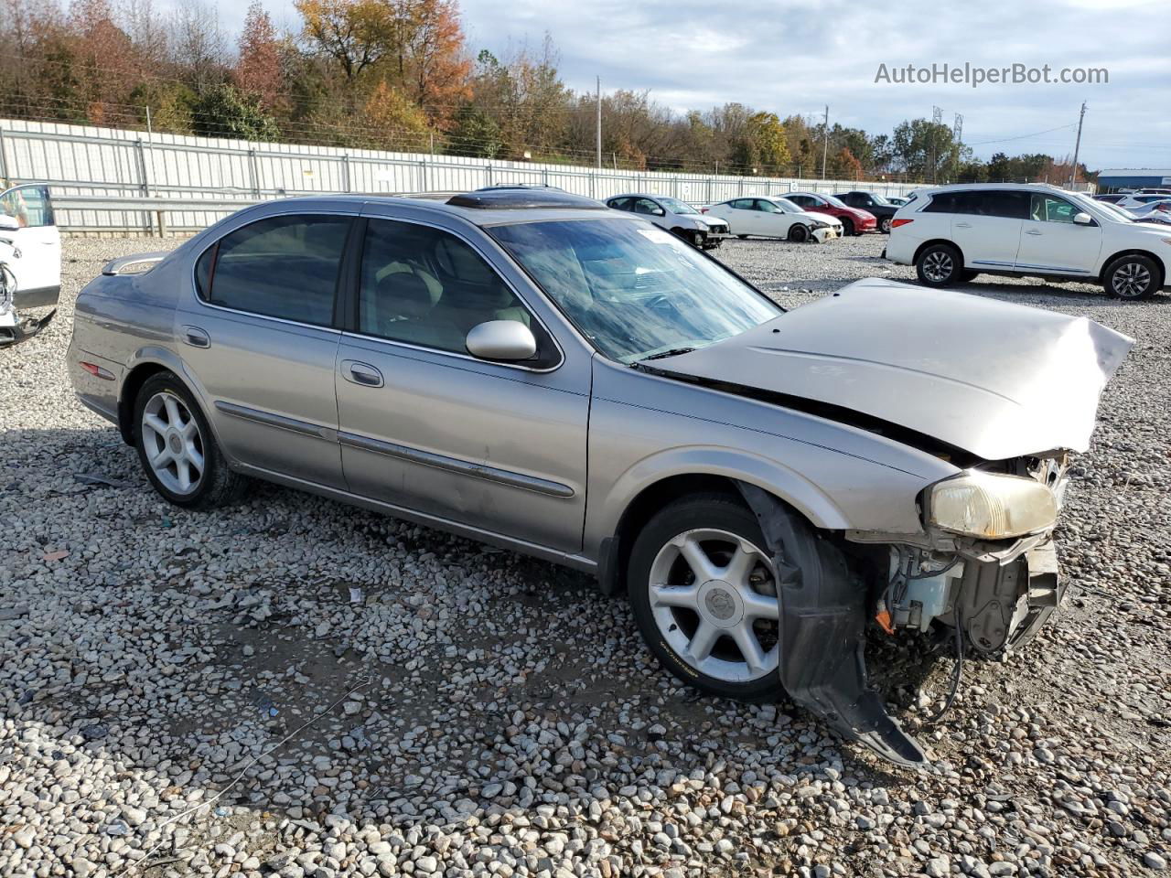 2000 Nissan Maxima Gle Silver vin: JN1CA31D5YT534492