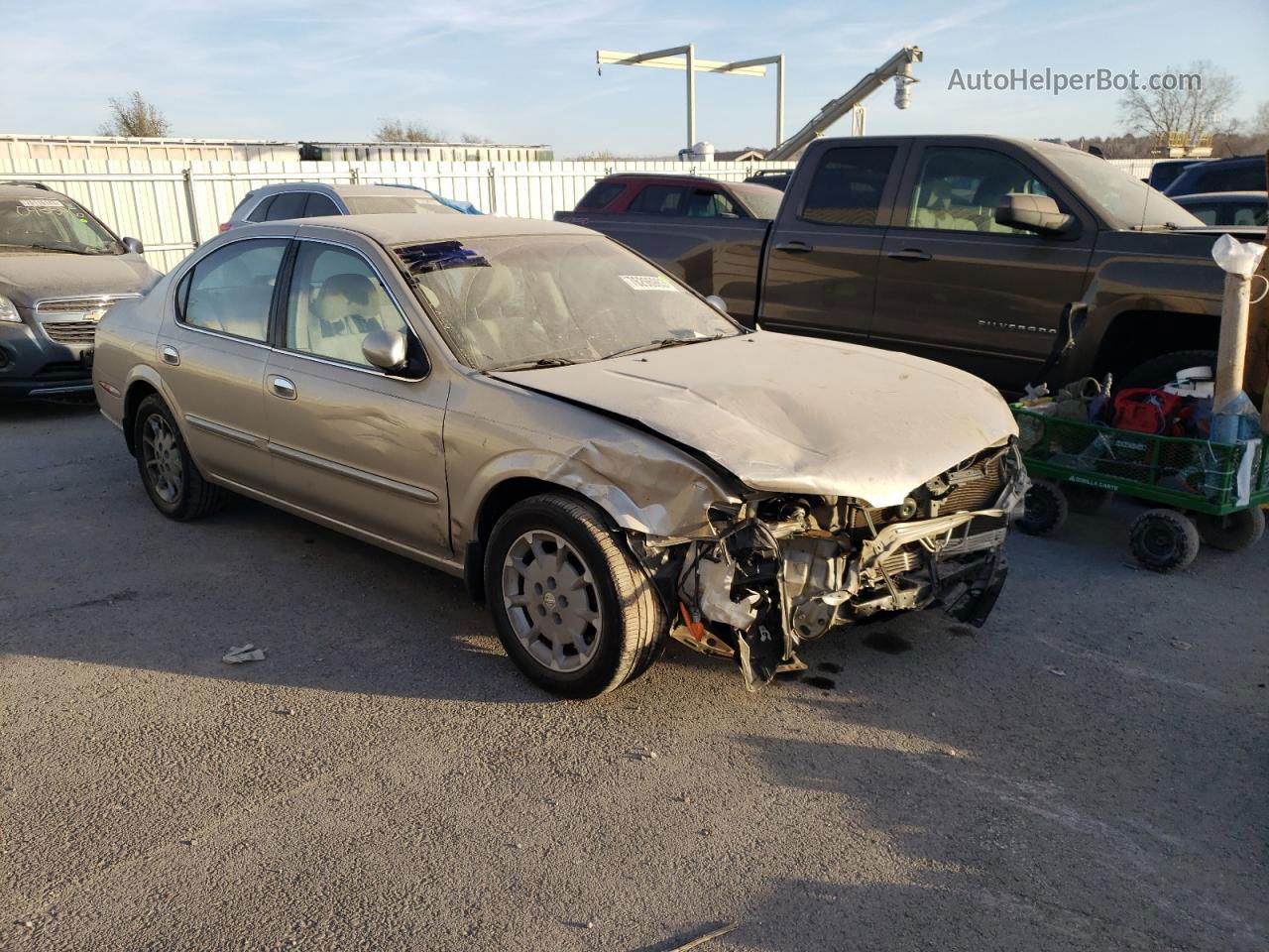 2000 Nissan Maxima Gle Gray vin: JN1CA31D5YT715124