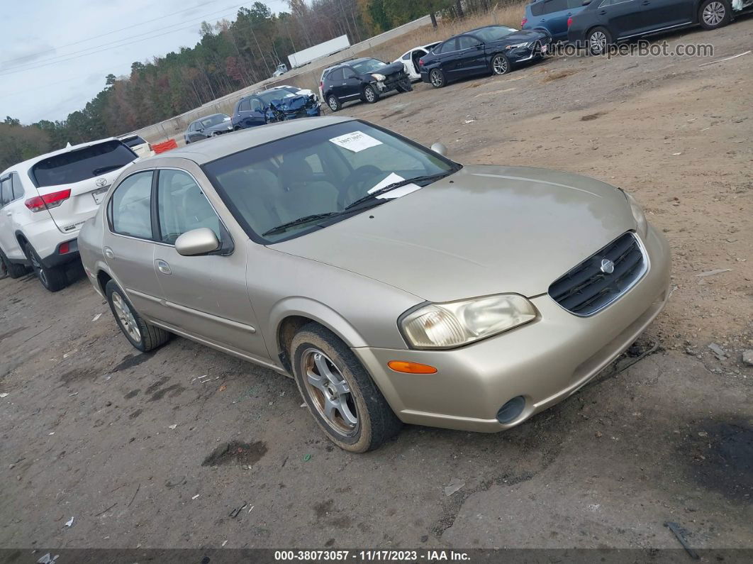 2000 Nissan Maxima Gle/gxe/se Gold vin: JN1CA31D5YT749063