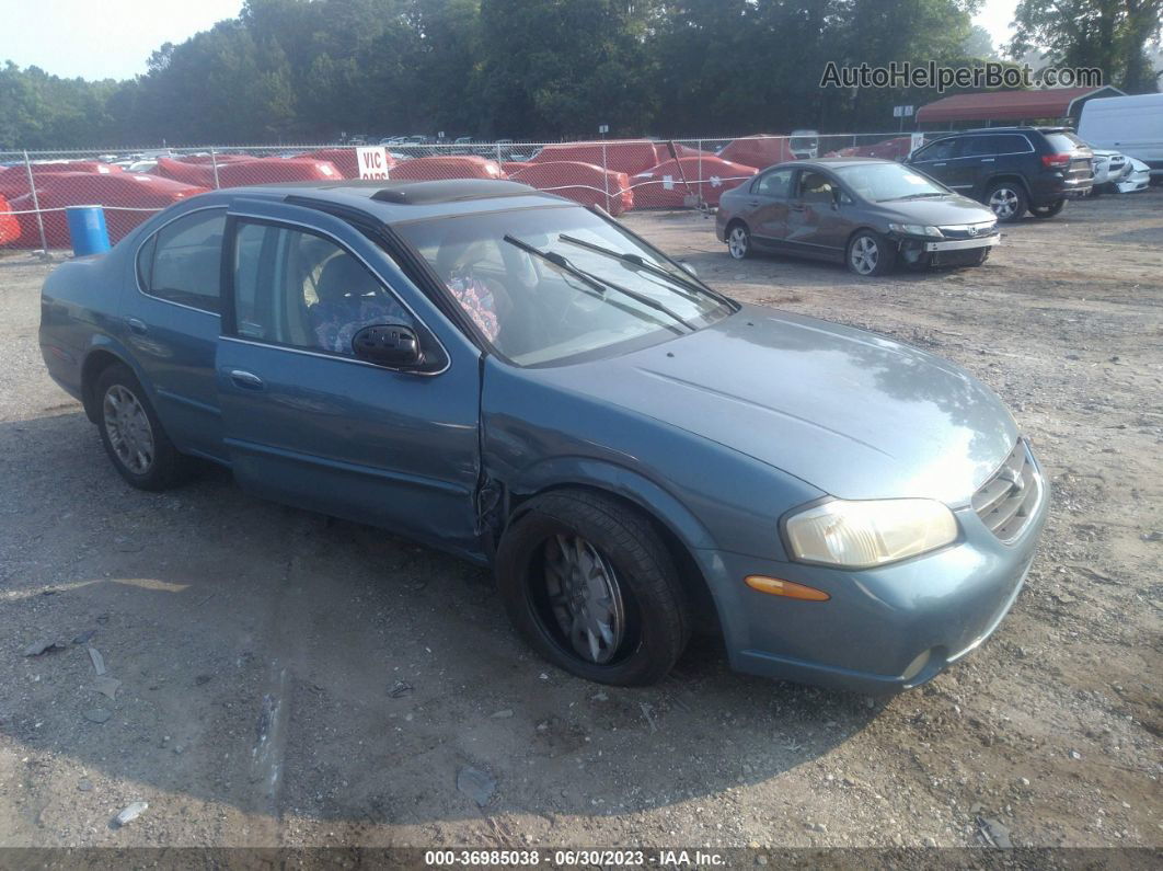 2000 Nissan Maxima Gxe/se/gle Синий vin: JN1CA31D6YT500691