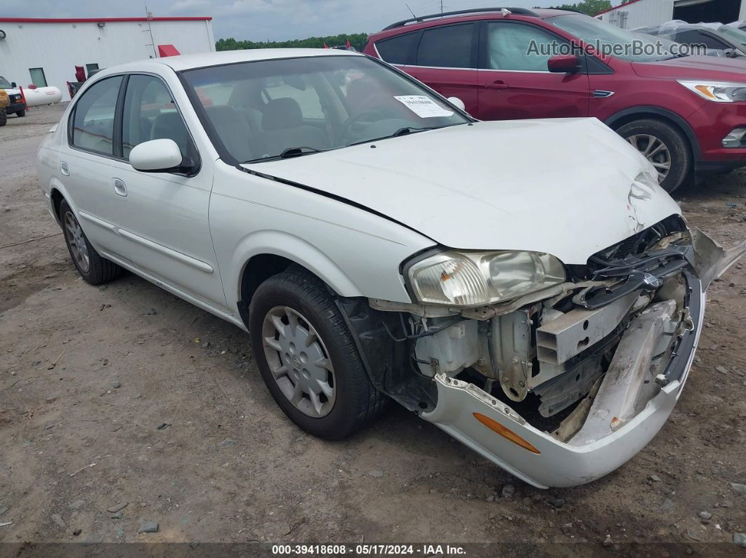 2000 Nissan Maxima Gle/gxe/se White vin: JN1CA31D6YT701927