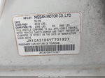 2000 Nissan Maxima Gle/gxe/se White vin: JN1CA31D6YT701927