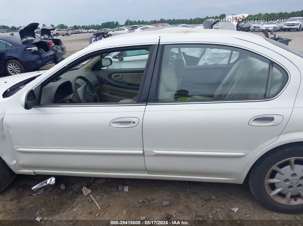 2000 Nissan Maxima Gle/gxe/se White vin: JN1CA31D6YT701927