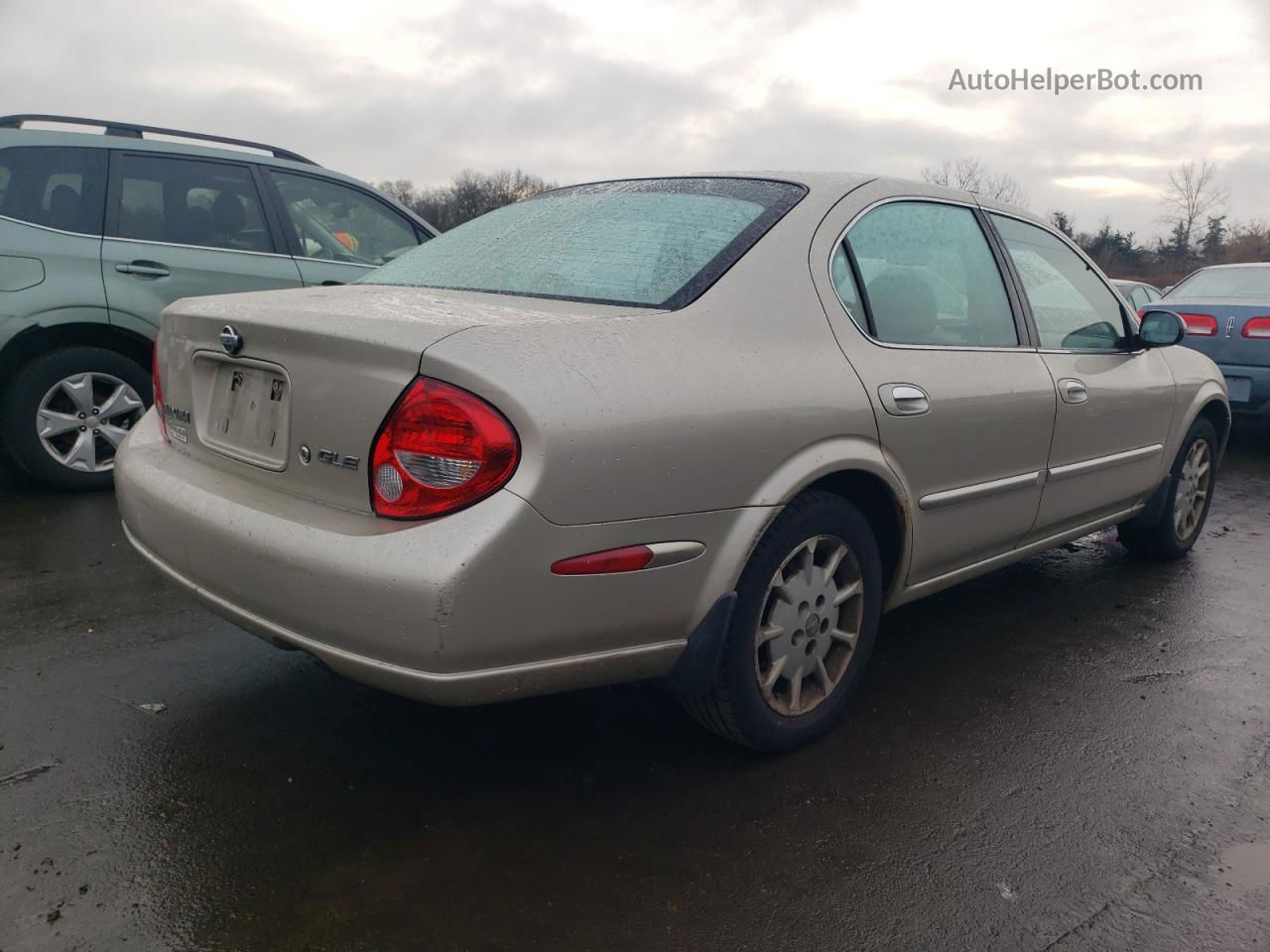 2000 Nissan Maxima Gle Beige vin: JN1CA31D6YT703371