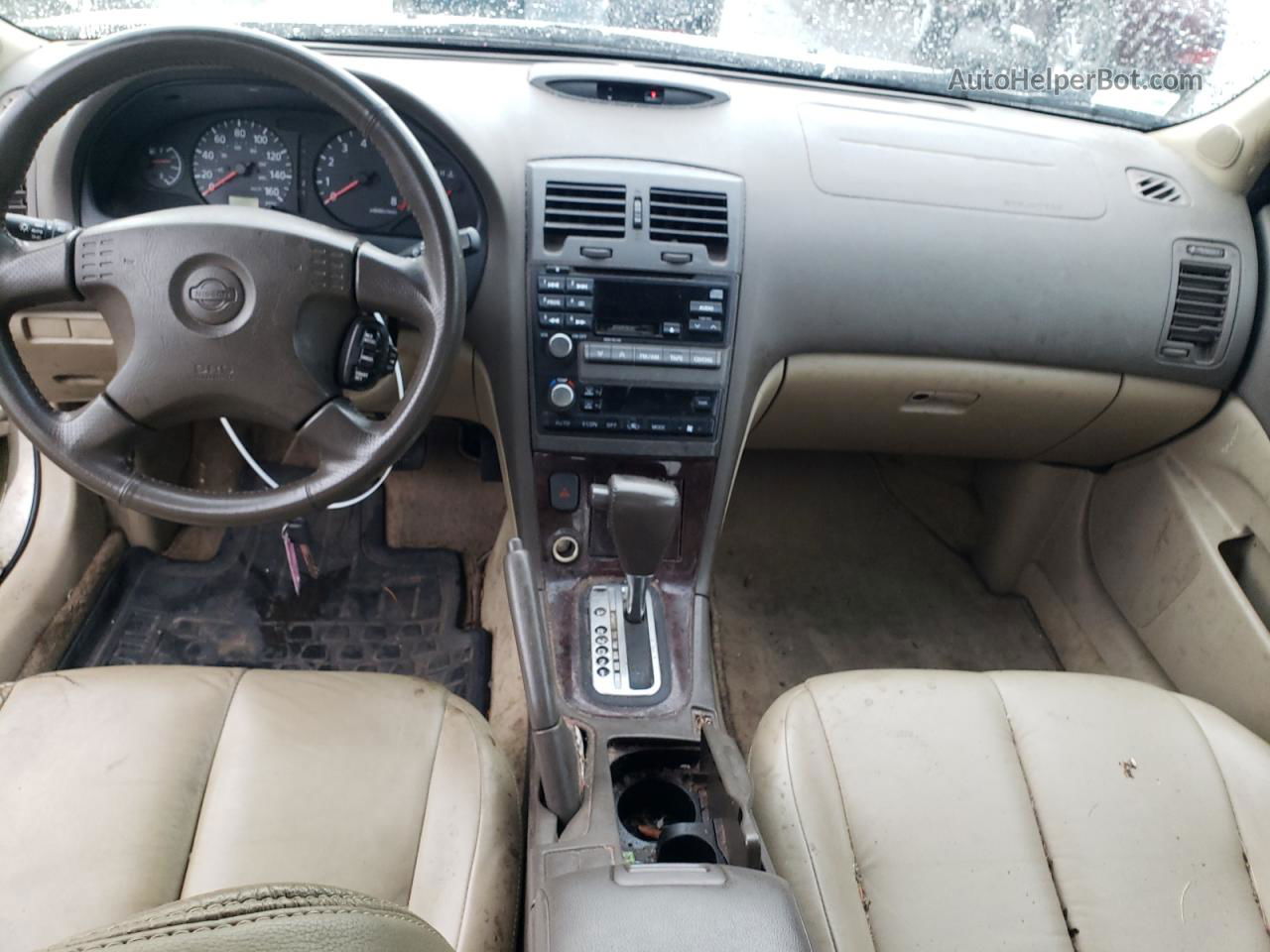 2000 Nissan Maxima Gle Beige vin: JN1CA31D6YT703371