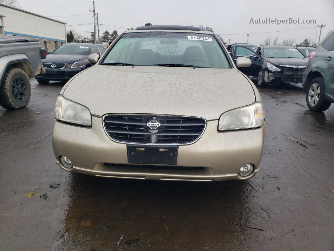 2000 Nissan Maxima Gle Beige vin: JN1CA31D6YT703371