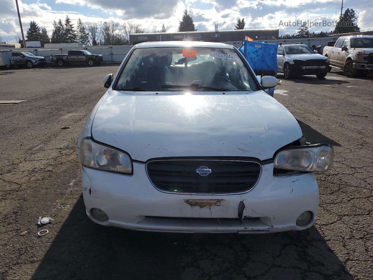 2000 Nissan Maxima Gle White vin: JN1CA31D6YT718047