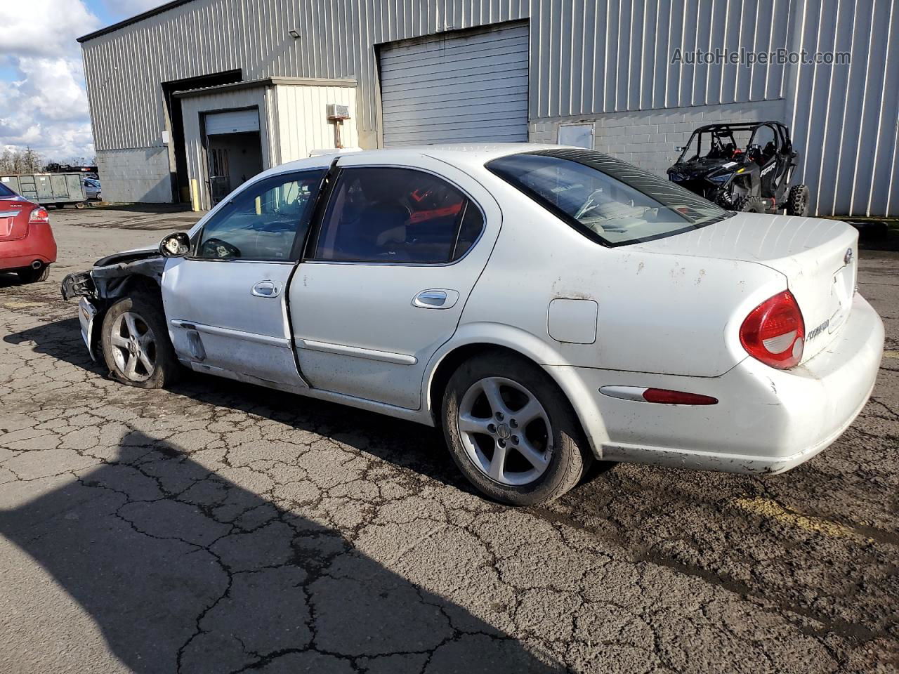 2000 Nissan Maxima Gle White vin: JN1CA31D6YT718047