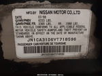 2000 Nissan Maxima Gxe/se/gle Black vin: JN1CA31D6YT718596