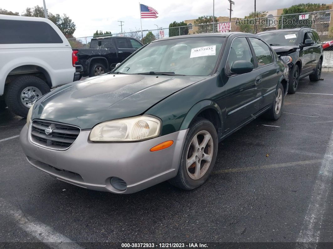 2000 Nissan Maxima Gle/gxe/se Green vin: JN1CA31D6YT742946