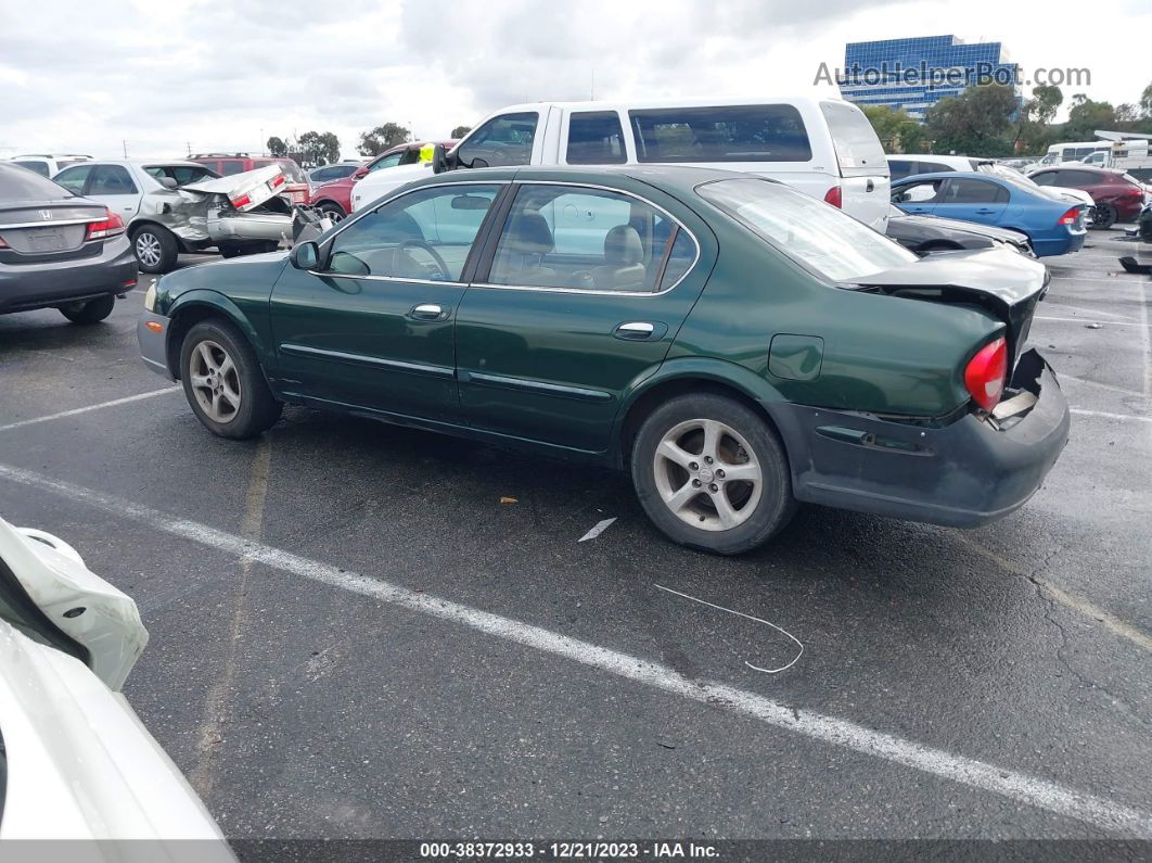 2000 Nissan Maxima Gle/gxe/se Green vin: JN1CA31D6YT742946