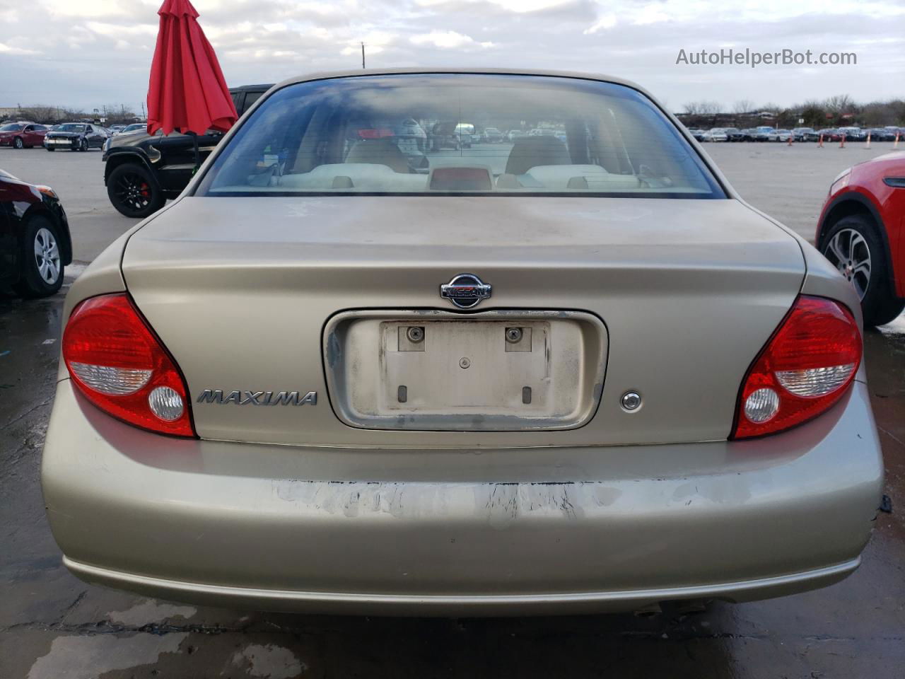 2000 Nissan Maxima Gle Gold vin: JN1CA31D7YT704111