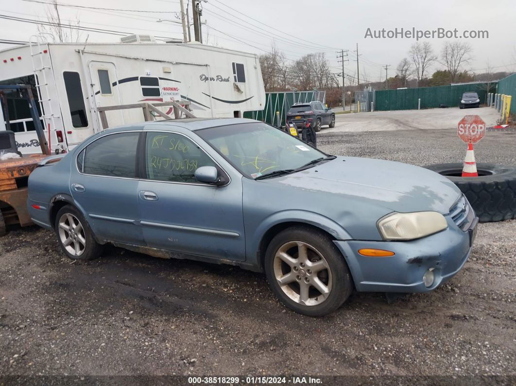 2000 Nissan Maxima Gle/gxe/se Blue vin: JN1CA31D7YT752725